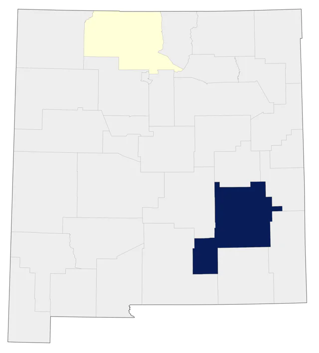 Harlequin Duck county map