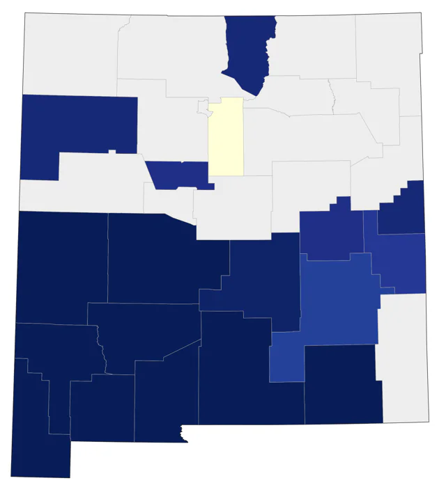 Hooded Oriole county map