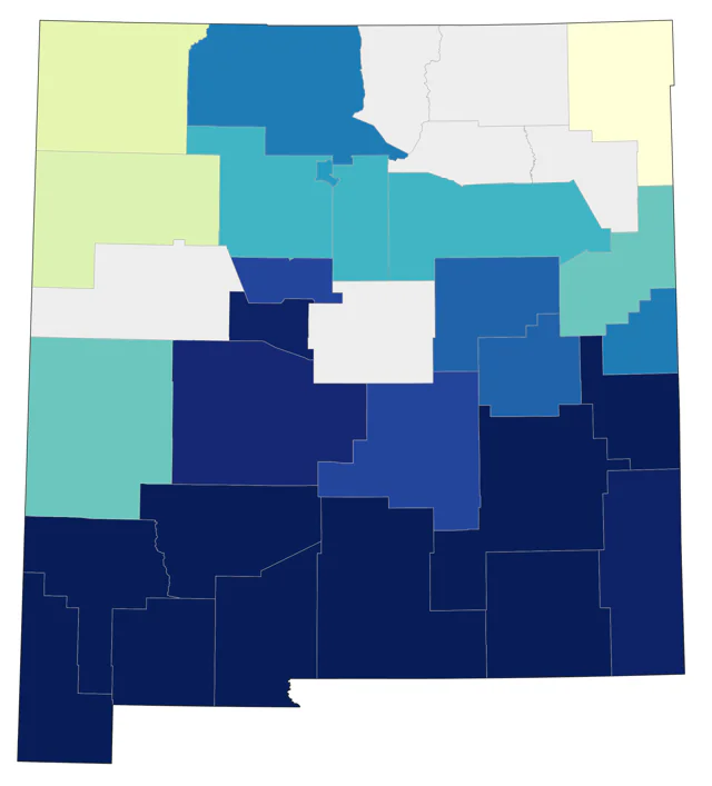 Inca Dove county map