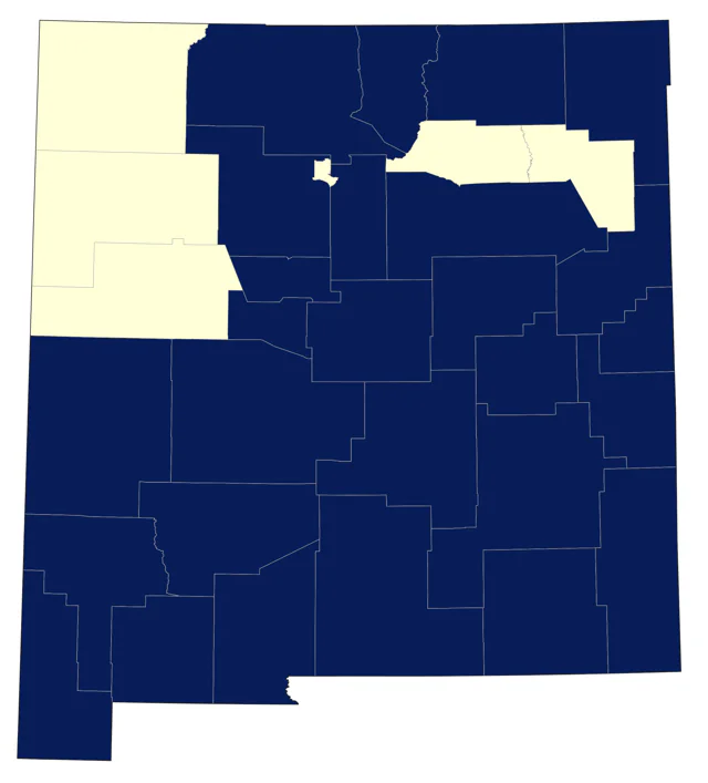 Indigo Bunting county map