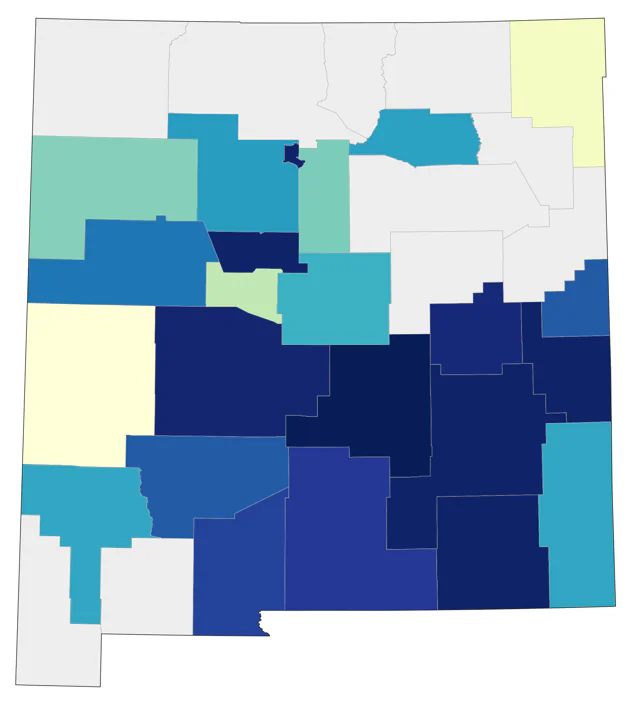 Kentucky Warbler county map