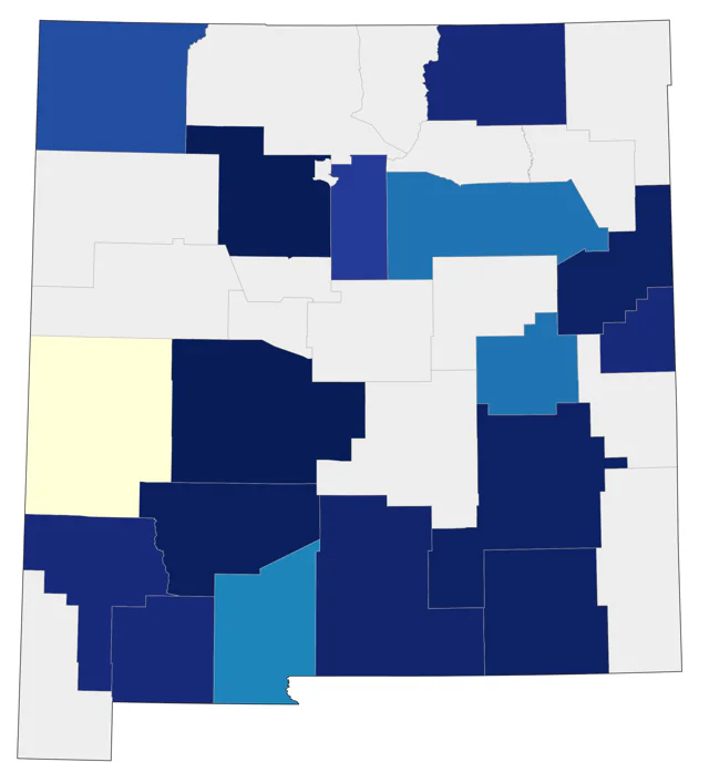 Laughing Gull county map