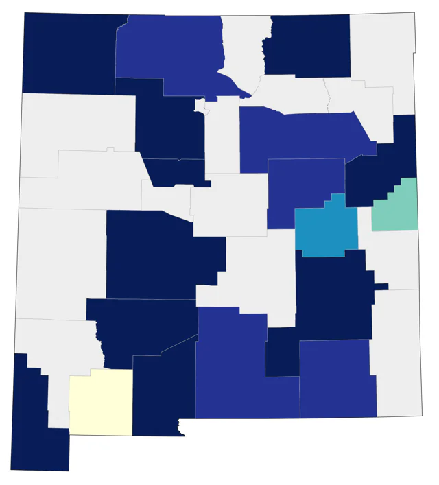 Lesser Black-backed Gull county map
