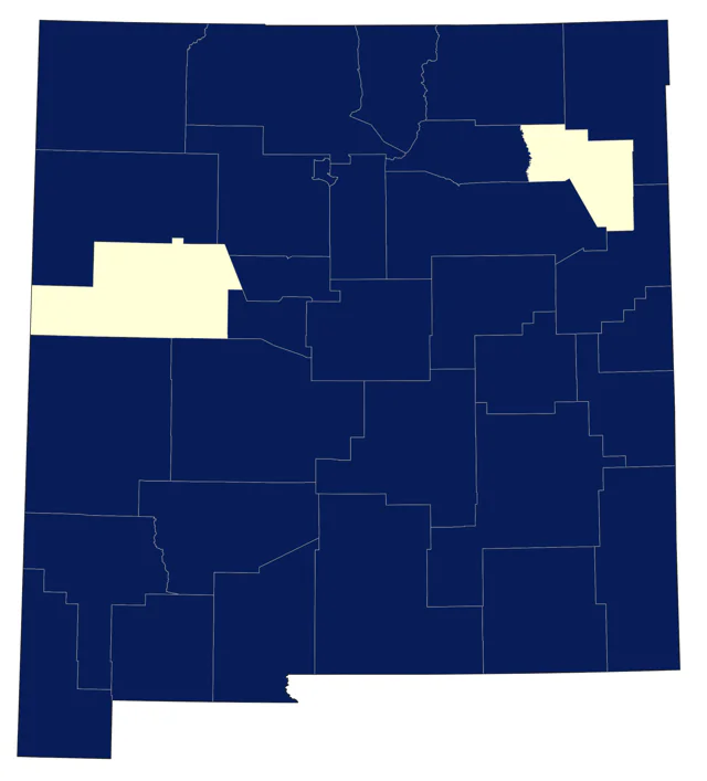 Lincoln's Sparrow county map