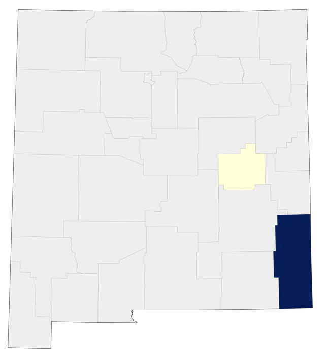 Long-billed Thrasher county map