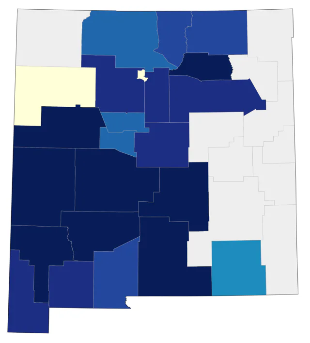 Mexican Whip-poor-will county map