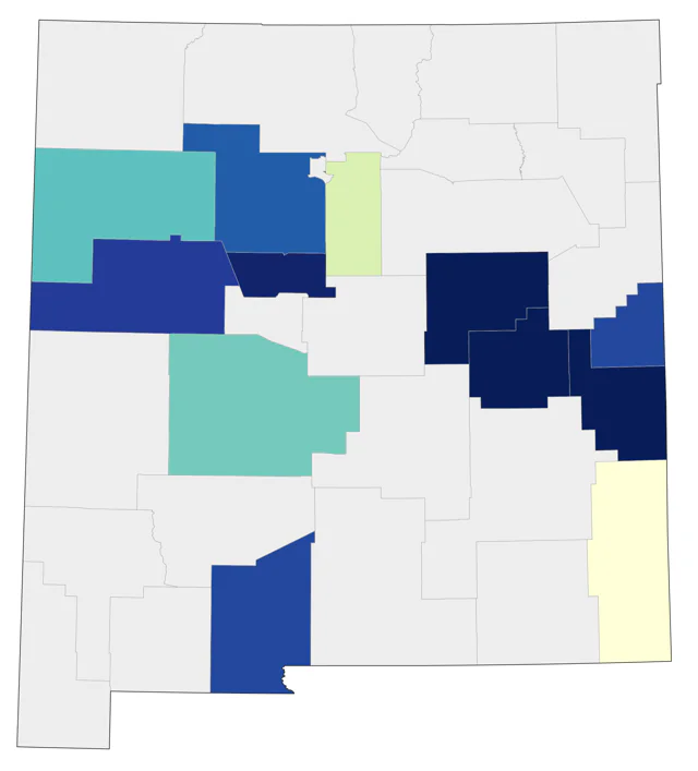 Mourning Warbler county map