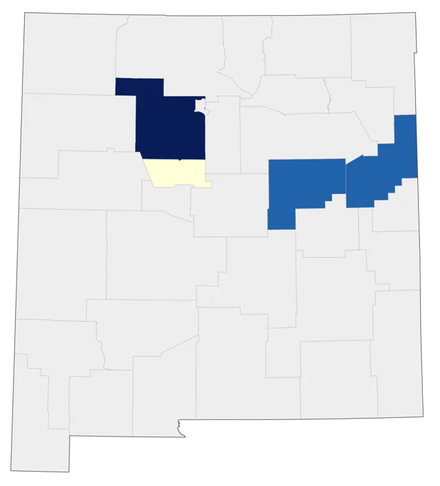 Nelson's Sparrow county map