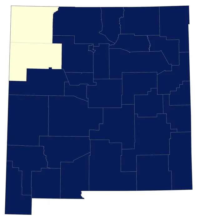 Olive-sided Flycatcher county map