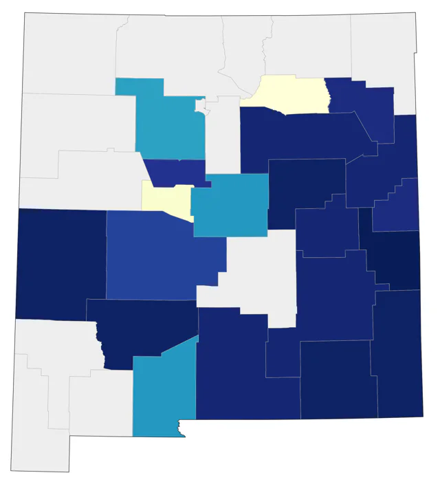 Philadelphia Vireo county map