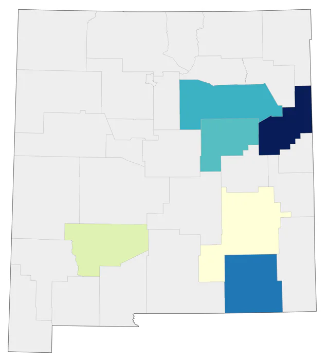 Pomarine Jaeger county map