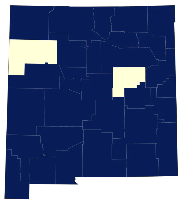 Prairie Falcon county map
