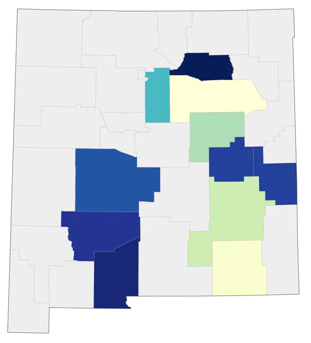 Purple Finch county map