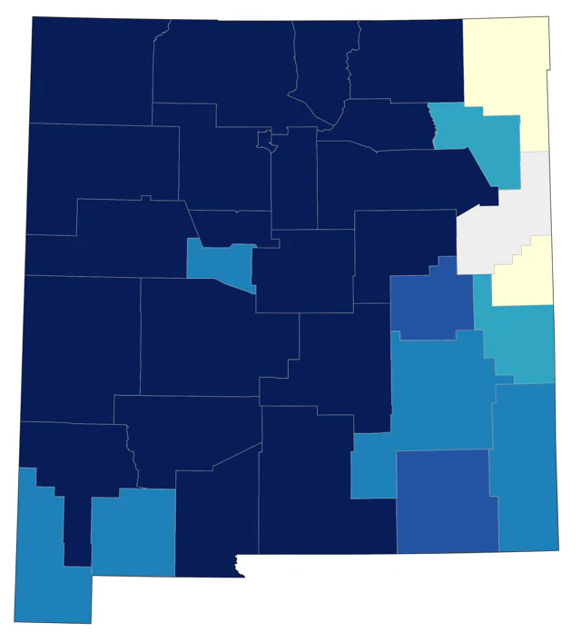 Red Crossbill county map