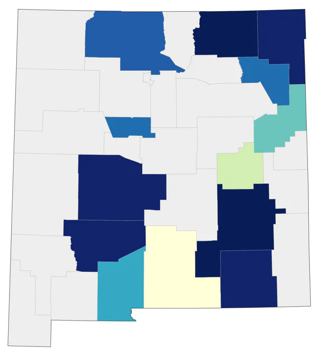 Reddish Egret county map