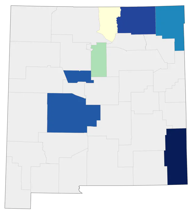 Redpoll county map