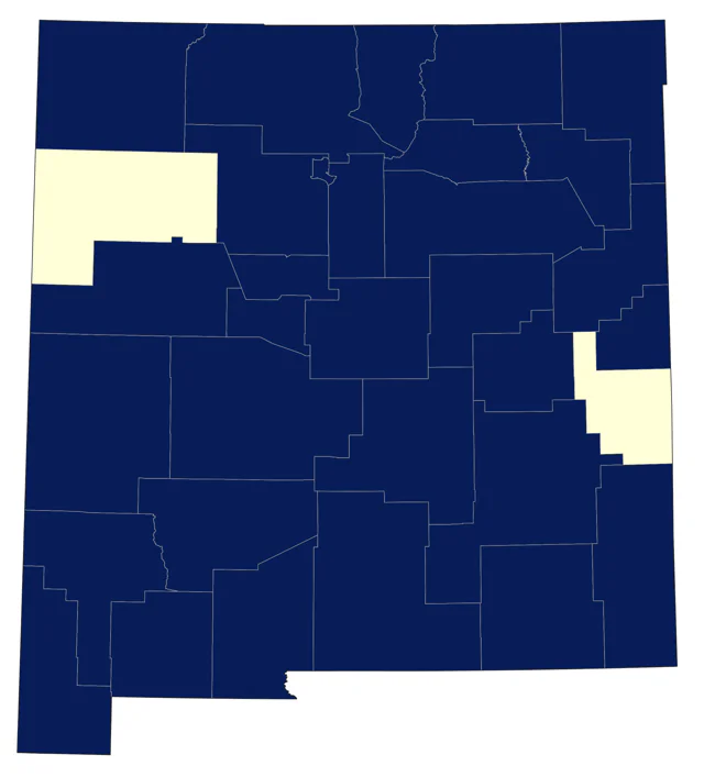 Ring-billed Gull county map