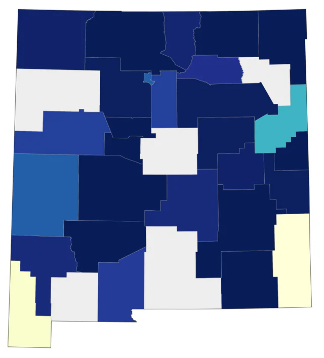 Ring-necked Pheasant county map