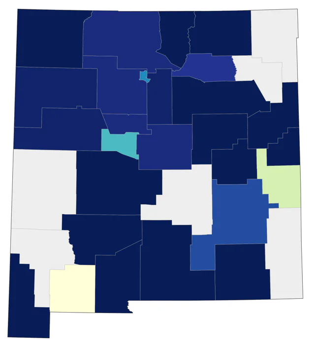 Sabine's Gull county map