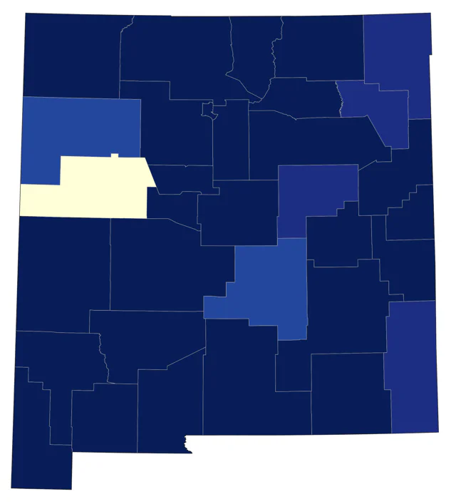Sandhill Crane county map