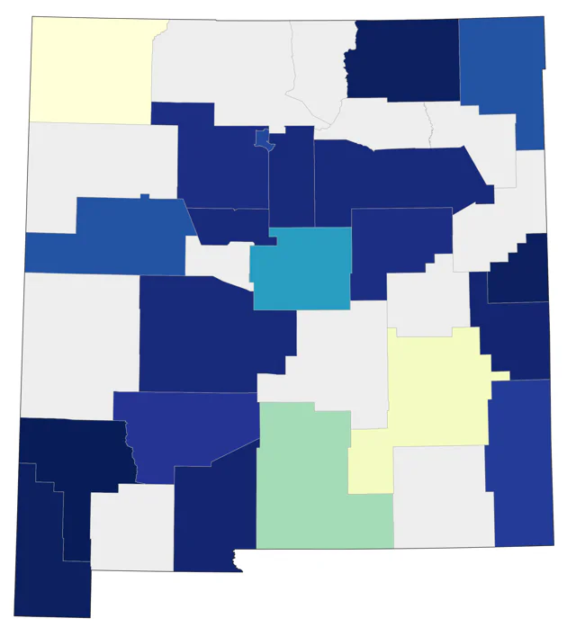 Scarlet Tanager county map