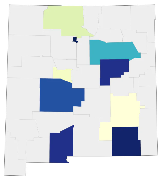Sedge Wren county map
