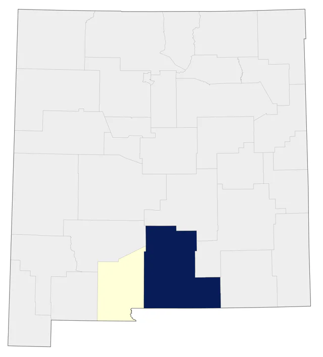 Smith's Longspur county map