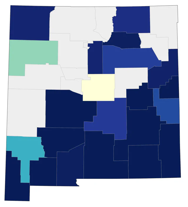 Snowy Plover county map