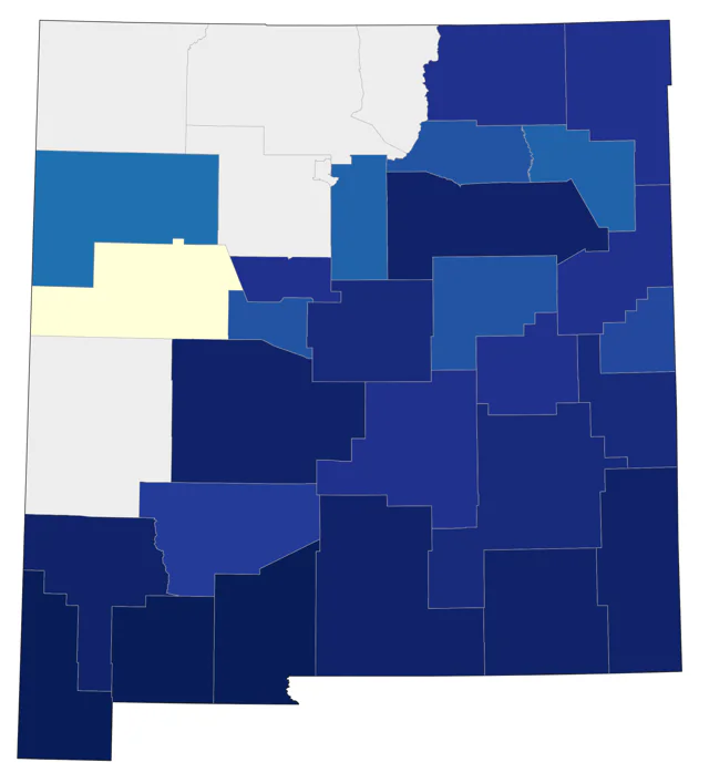 Sprague's Pipit county map