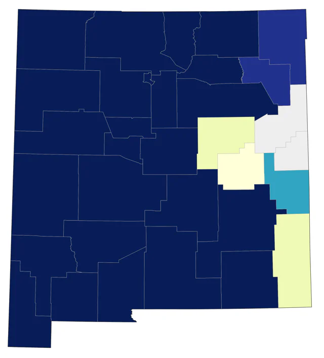 Steller's Jay county map