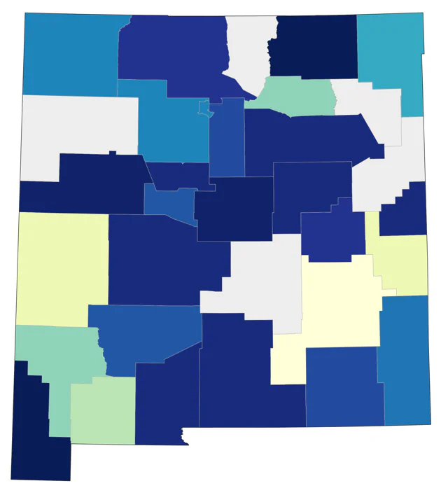 Surf Scoter county map