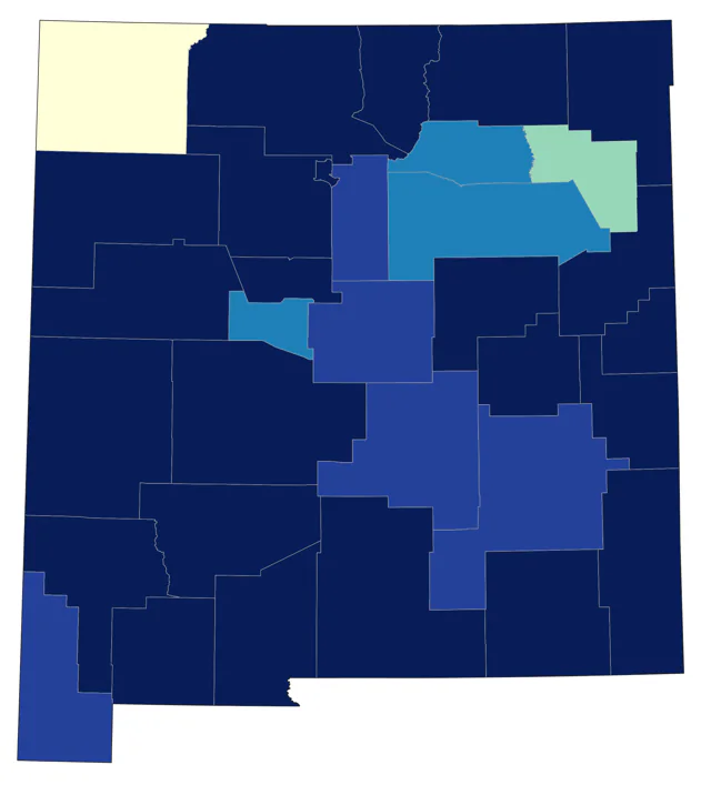 Swainson's Thrush county map