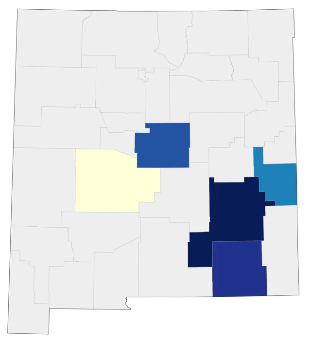 Swainson's Warbler county map