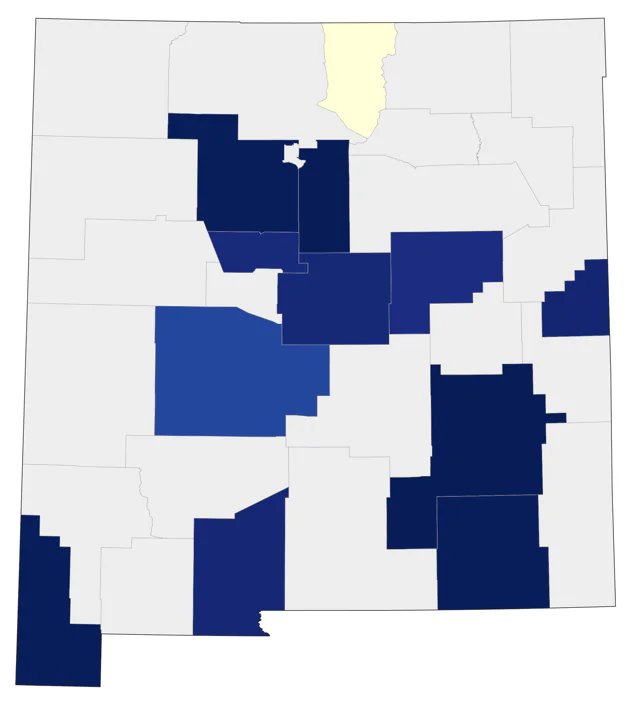 Swallow-tailed Kite county map