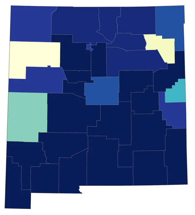 Swamp Sparrow county map