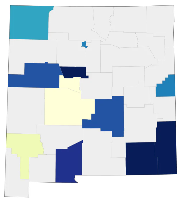 Swan Goose county map