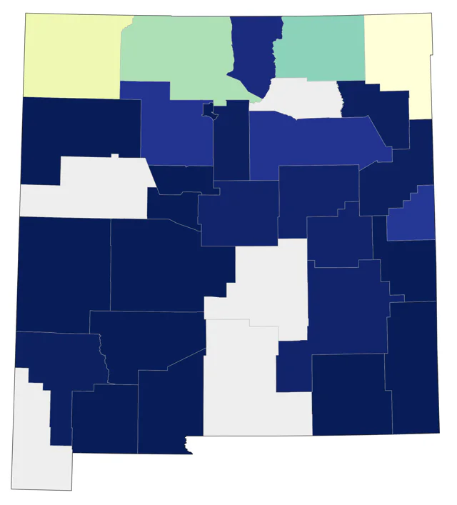 Tennessee Warbler county map