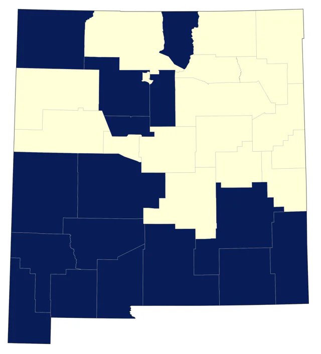 Townsend's Warbler county map