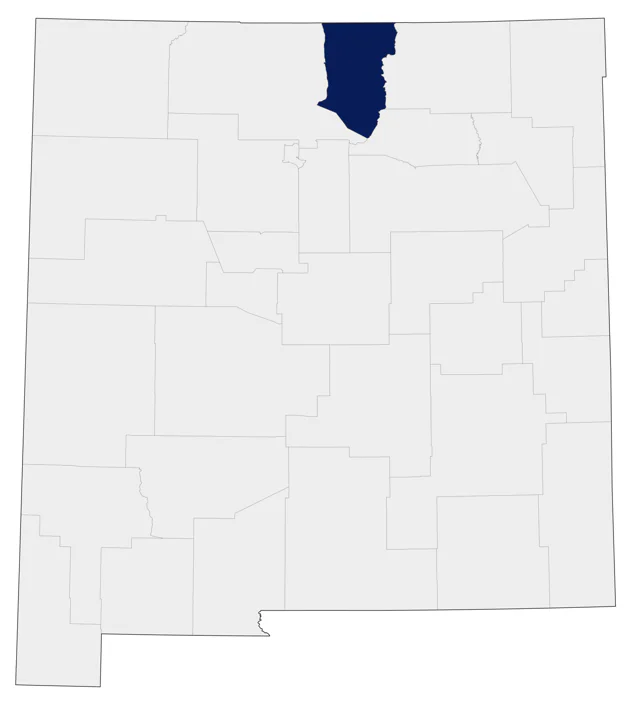 Tricolored Munia county map