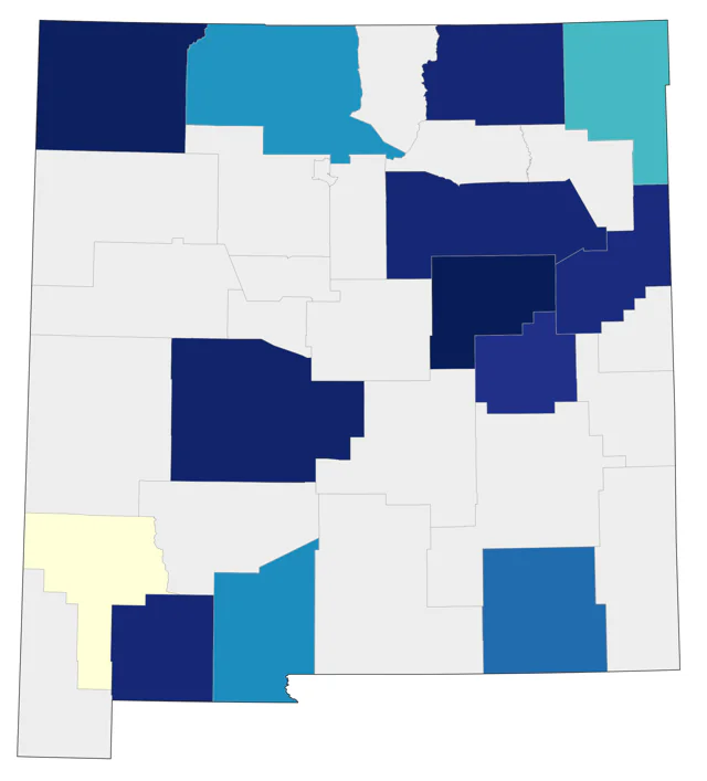 Trumpeter Swan county map