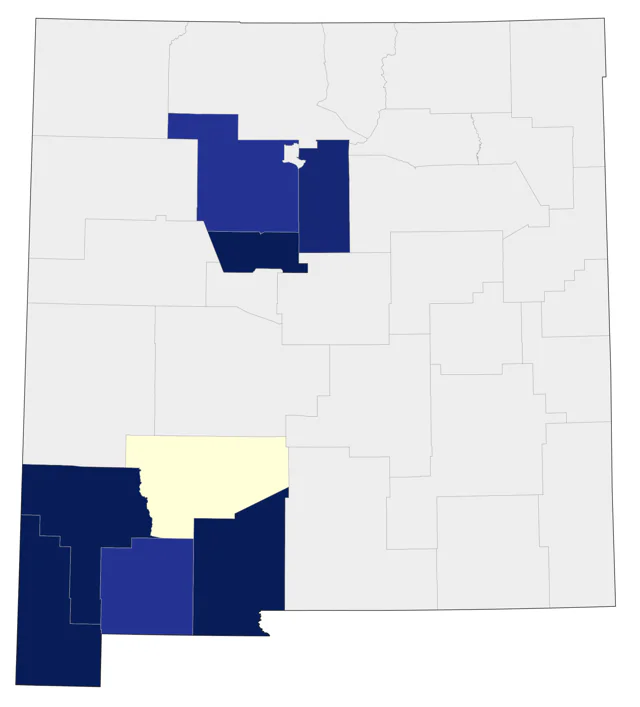 Vaux's Swift county map
