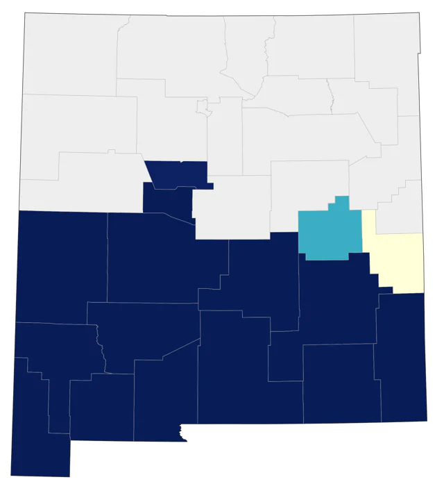 Verdin county map