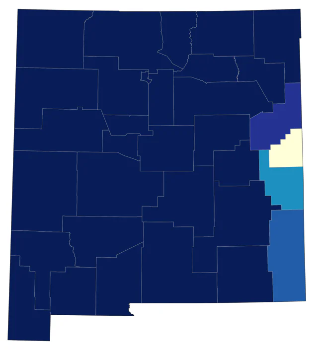 Violet-green Swallow county map