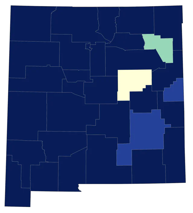 Western Flycatcher county map