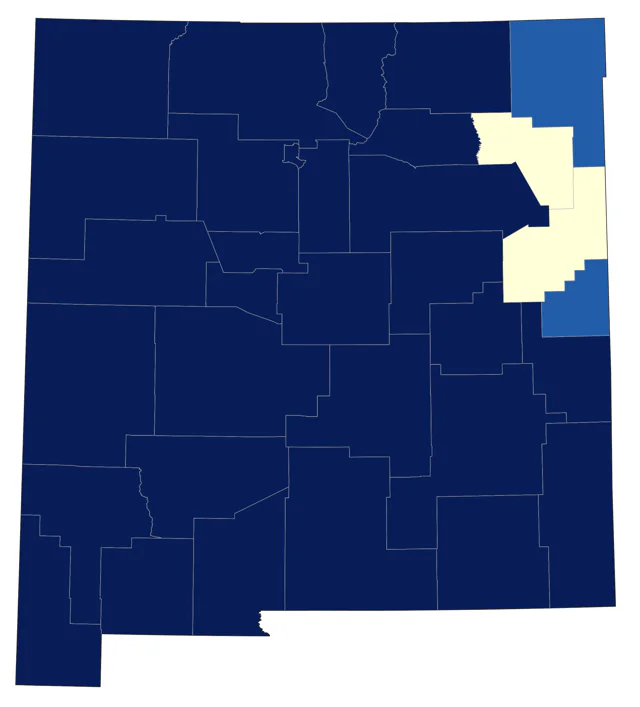 Western Warbling Vireo county map