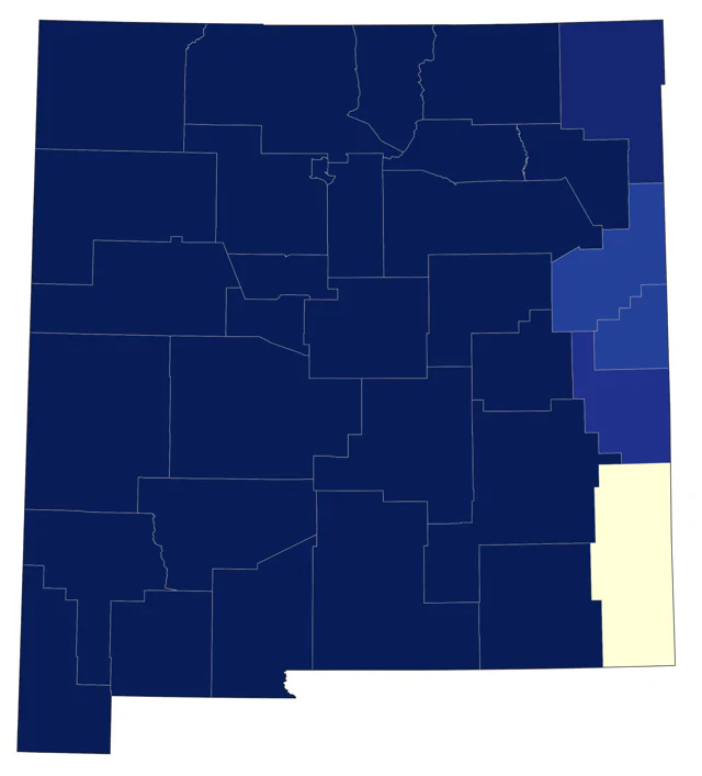 White-breasted Nuthatch county map