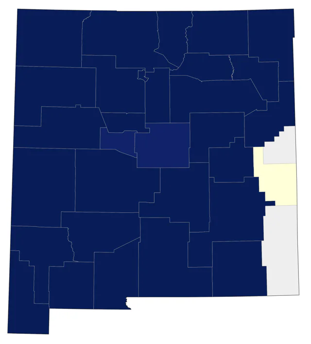 White-throated Swift county map