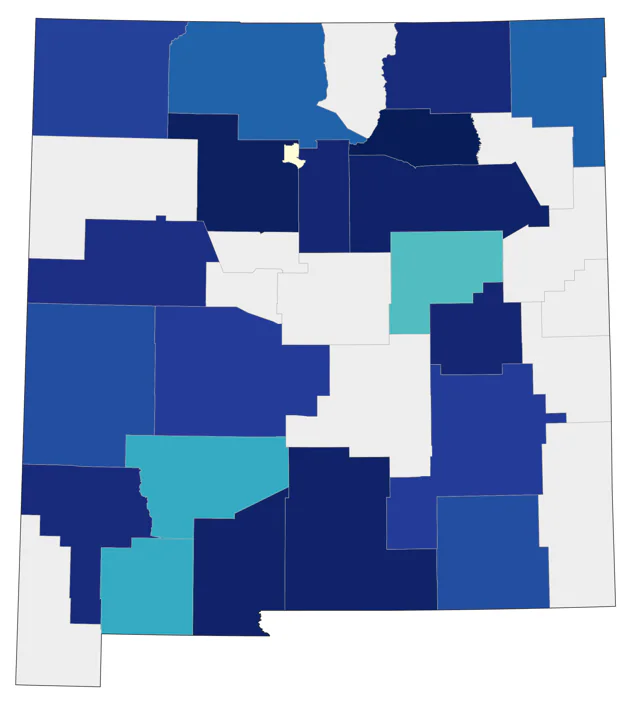 White-winged Scoter county map