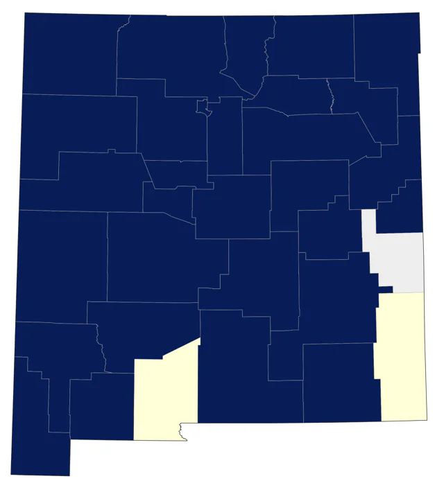Wild Turkey county map