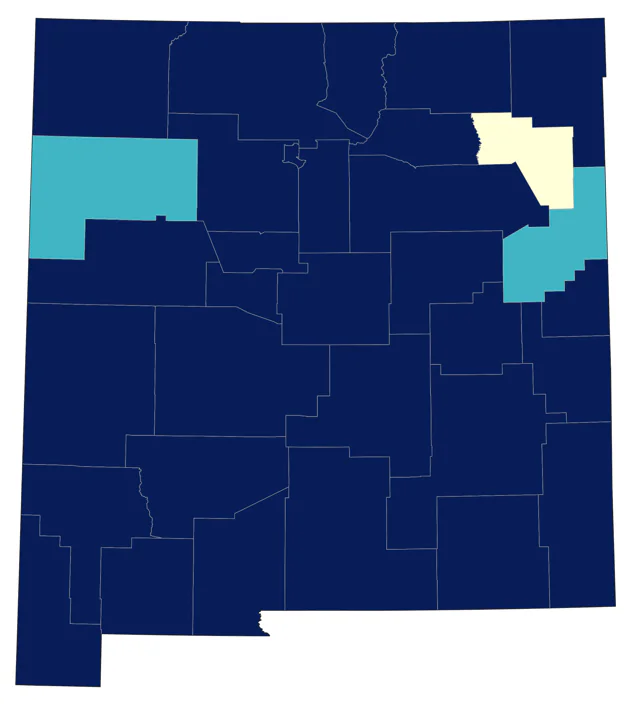 Wilson's Phalarope county map